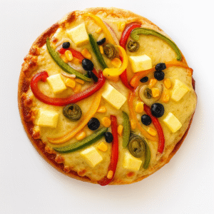 The Vegetarian Pizza (Wholewheat) 4" inch mini