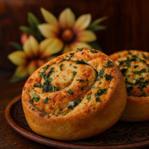 Wholewheat Spinach Cheese Rolls(4pcs)