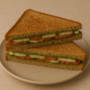 Whole Wheat Bombay Sandwich (2 triangles)