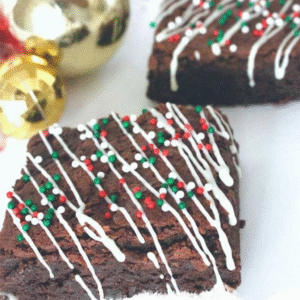 Christmas Belgian Choco Brownies (4nos)